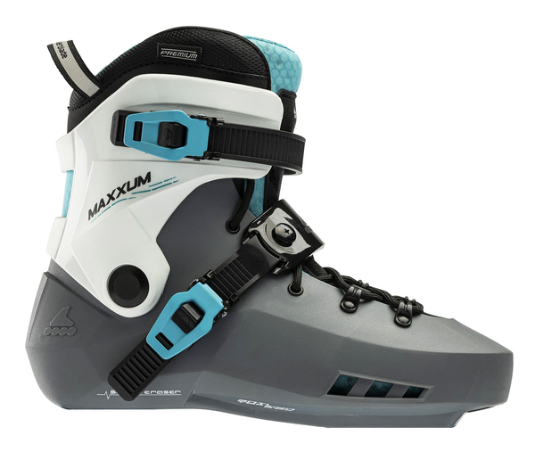 Boot Only - Rollerblade Maxxum XT W - Anthracite/Aqua