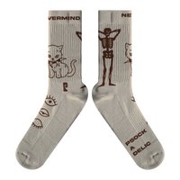 PSOCKADELIC Nevermind Crew Socks - 1pr