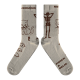 PSOCKADELIC Nevermind Crew Socks - 1pr