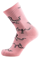 PSOCKADELIC Pinkzilla Crew Socks - 1pr