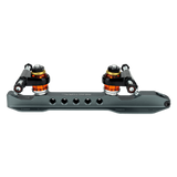 Riedell 336 Roller Skate Set w/ Reactor Pro - Black (NO WHEELS OR BEARINGS)