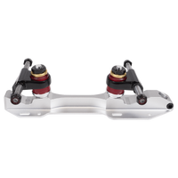 Riedell 336 Roller Skate Set w/ Reactor Neo (Legacy) - Black (NO WHEELS OR BEARINGS)