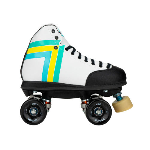 Riedell Antik Skyhawk Roller Skates - White (NO WHEELS OR BEARINGS)