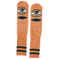 Toy Machine Sect Eye Crew Socks - Heather Orange (1pr)