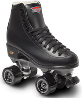 Sure-Grip Fame Roller Skates - Black (NO WHEELS OR BEARINGS)