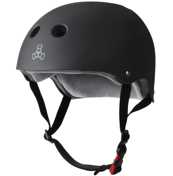 Triple8 THE Certified Sweatsaver Helmet - Black Rubber
