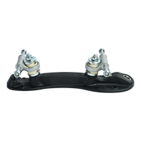 Riedell Uptown Roller Skates with Powerdyne Thrust Plate (NO WHEELS OR BEARINGS)