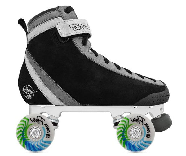 Bont ParkStar Roller Skates Black/White/Gray (NO WHEELS OR BEARINGS)