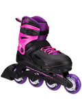 Rollerblade Fury JR Adjustable Skates - Black/White