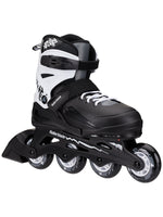 Rollerblade Fury JR Adjustable Skates - Black/White