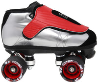 VNLA Junior SILVER/RED Roller Skates