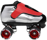 VNLA Junior SILVER/RED Roller Skates