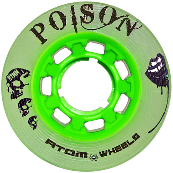 Atom Poison Hybrid Wheel - (4pk, Multiple colors, Sizes)