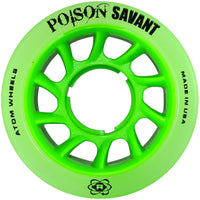 Atom Poison Savant Hybrid Wheel - 59mm x 38mm (4pk, multiple colors)