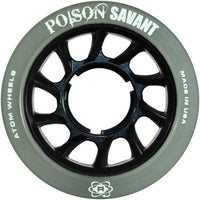 Atom Poison Savant Hybrid Wheel - 59mm x 38mm (4pk, multiple colors)