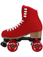 Jackson Vista Red Viper Nylon Roller Skates (NO WHEELS OR BEARINGS)