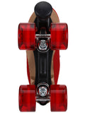 Jackson Vista Red Viper Nylon Roller Skates (NO WHEELS OR BEARINGS)