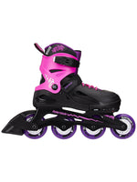 Rollerblade Fury JR Adjustable Skates - Black/White